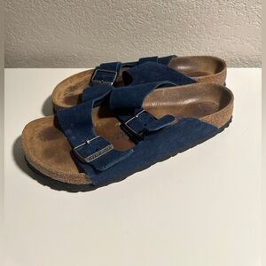 Suede Leather Birkenstocks Arizona Unisex Size 7